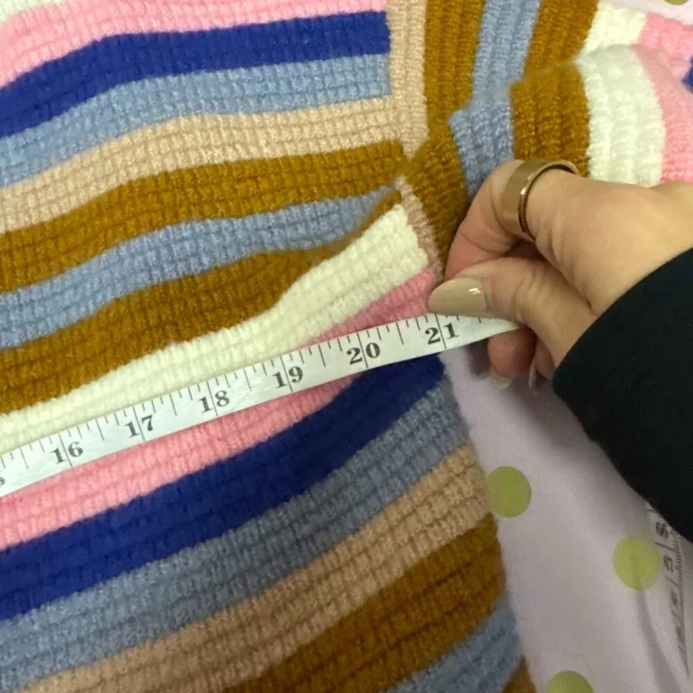 Madewell Striped Springview Sweater Cardigan Size S - Picture 12 of 13